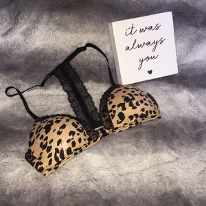 Cheetah print bralette